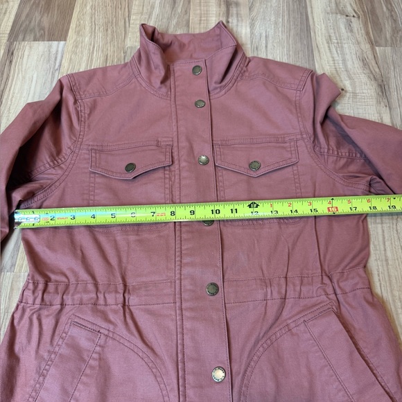 L.L.Bean BeanFlex Utility Barn Outdoor Jacket Shacket Women XS Rust Orange READ - Picture 3 of 16